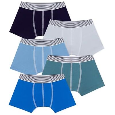 Petit Bateau Boxershorts för barn i enfärgad bomull Petit Bateau Boxershorts för barn i enfärgad bomull