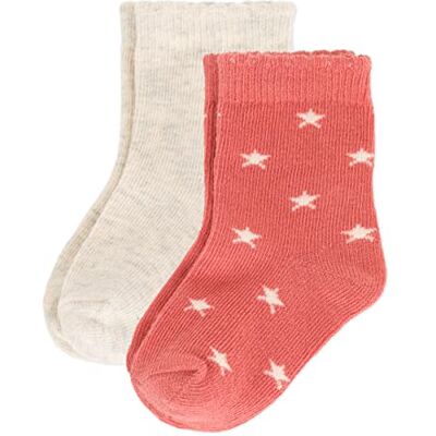 Petit Bateau baby-flicka, paket med 2 par babystrumpor (2-pack), Variant 1, 15-18 EU Petit Bateau baby-flicka, paket med 2 par babystrumpor (2-pack), Variant 1, 15-18 EU