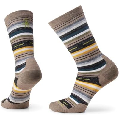 Smartwool Everyday Margarita Crew Strumpor för kvinnor, Fossil, S Smartwool Everyday Margarita Crew Strumpor för kvinnor, Fossil, S