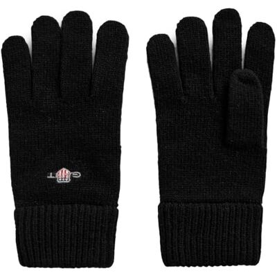 GANT Shield Ullhandskar, Svart, Standard, Svart, en storlek GANT Shield Ullhandskar, Svart, Standard, Svart, en storlek