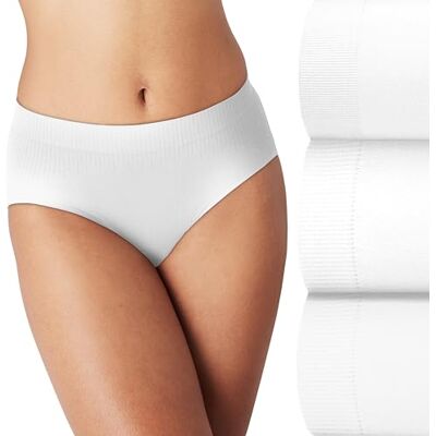 Bali Damer Comfort Revolution Moderna sömlösa underkläder No-Show Trosor 3-pack trosor, vit/vit, 7, Vit/Vit/Vit, 7 Bali Damer Comfort Revolution Moderna sömlösa underkläder No-Show Trosor 3-pack trosor, vit/vit, 7, Vit/Vit/Vit, 7