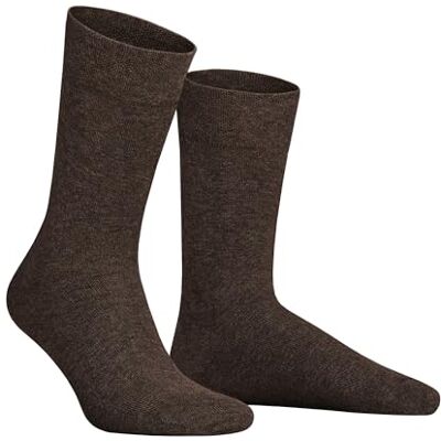 Hudson herrstrumpor relax bomull tryckfritt midjeband, Brun 0763, 41-42 EU Hudson herrstrumpor relax bomull tryckfritt midjeband, Brun 0763, 41-42 EU