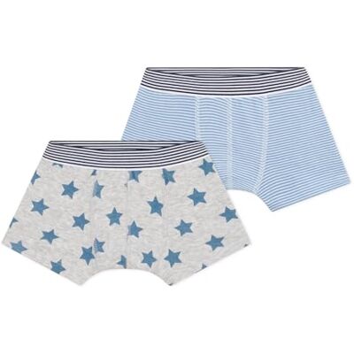 Petit Bateau 2 boxare E underkläder för herr dag (set om 2), Material: Polyester, 2 ans Petit Bateau 2 boxare E underkläder för herr dag (set om 2), Material: Polyester, 2 ans