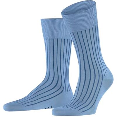 FALKE herr Shadow strumpor ventilerande bomull förstärkta herrstrumpor fin platt söm för tryckfri fotspets ribbade affärsliv vardag 1 par, Blå (cornflower Blue 6554), 43-44 EU FALKE herr Shadow strumpor ventilerande bomull förstärkta herrstrumpor fin platt söm för tryckfri fotspets ribbade affärsliv vardag 1 par, Blå (cornflower Blue 6554), 43-44 EU