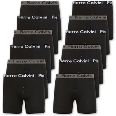 Pierre Calvini FM London herr Boxershorts Button Fly, Svart, XXL Pierre Calvini FM London herr Boxershorts Button Fly, Svart, XXL