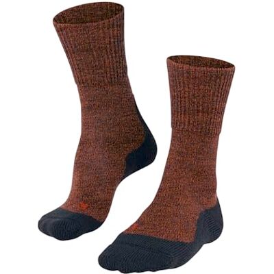FALKE herr Vandringsstrumpor TK1 Adventure Wool M So ull funktionsmaterial tjock anti-blåsor 1 par, Orange Tangerine 8094, 39-41 FALKE herr Vandringsstrumpor TK1 Adventure Wool M So ull funktionsmaterial tjock anti-blåsor 1 par, Orange Tangerine 8094, 39-41