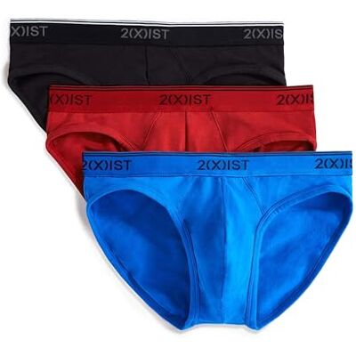 2(X)IST 2(X) IST Herr bomull stretch no-show kalsonger 3-pack, Skotter Röd/Svart/Skydiver, L 2(X)IST 2(X) IST Herr bomull stretch no-show kalsonger 3-pack, Skotter Röd/Svart/Skydiver, L