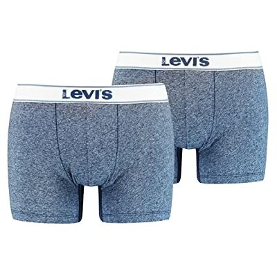 Levi's Boxershorts för män (2-pack), Marinblå mörk, L Levi's Boxershorts för män (2-pack), Marinblå mörk, L