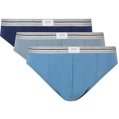 Dim Ultra-resist stretch bomull trosor för män x3, Jeans blå/musgrå/denimblå, 3XL Dim Ultra-resist stretch bomull trosor för män x3, Jeans blå/musgrå/denimblå, 3XL