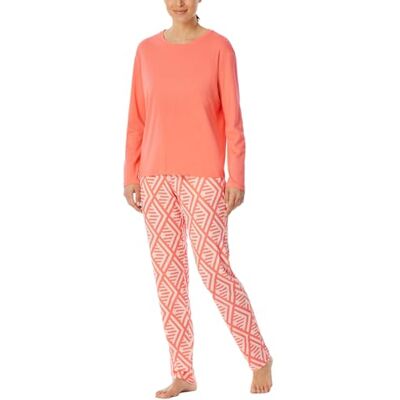 Schiesser Dam pyjamas långa byxor långärmad modern nattkläder pyjamasset, persika_182544, 48, Persika_182544, 48 Schiesser Dam pyjamas långa byxor långärmad modern nattkläder pyjamasset, persika_182544, 48, Persika_182544, 48