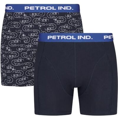 Petrol Industries , män underkläder boxer 2-pack, M-1050-BXR203, marinblå, XXL Petrol Industries , män underkläder boxer 2-pack, M-1050-BXR203, marinblå, XXL
