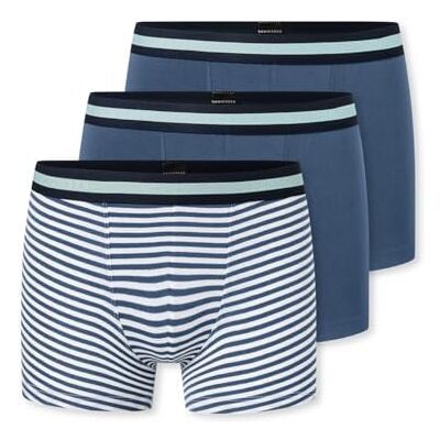 Schiesser Pojkar 3-pack underkläder boxershorts – 95/5 ekologisk bomull – storlek 140 till 176, Sorterade 10, 140 Schiesser Pojkar 3-pack underkläder boxershorts – 95/5 ekologisk bomull – storlek 140 till 176, Sorterade 10, 140