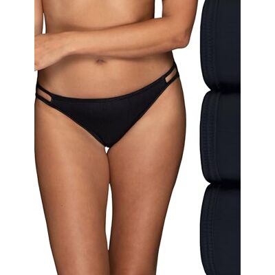 Vanity Fair Kvinnors bikini stil underkläder, 3 Pack Midnight Black, 38 SE Vanity Fair Kvinnors bikini stil underkläder, 3 Pack Midnight Black, 38 SE