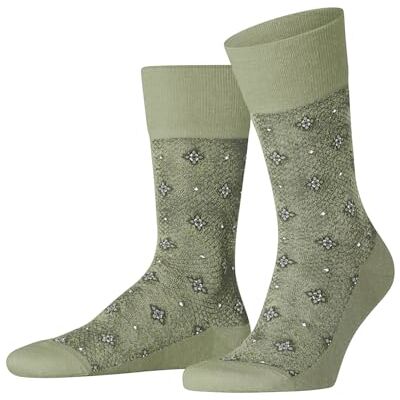 FALKE herrstrumpor Mosaic Floor M SO bomullslinne mönstrad 1 par, grön (kristall 7790), 39-40, Grön (kristall 7790), 39-40 EU FALKE herrstrumpor Mosaic Floor M SO bomullslinne mönstrad 1 par, grön (kristall 7790), 39-40, Grön (kristall 7790), 39-40 EU