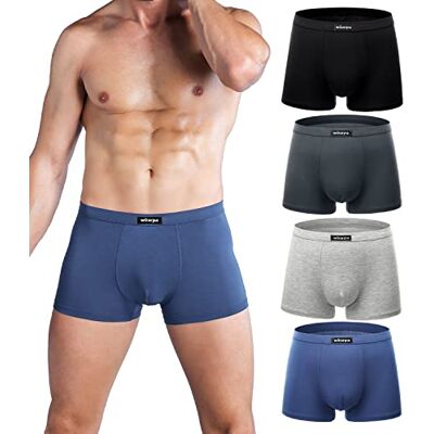 wirarpa Herr Mirco modal underkläder koffertar mjuka boxershorts herrar mikrofiber kalsonger multipack, Flerfärgad29-4-pack, XXL wirarpa Herr Mirco modal underkläder koffertar mjuka boxershorts herrar mikrofiber kalsonger multipack, Flerfärgad29-4-pack, XXL