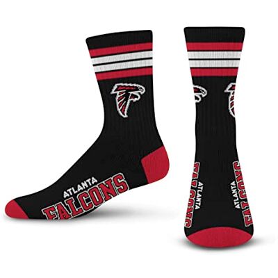 For Bare Feet Bare Feet NFL Deuce Crew herrstrumpor, 4 ränder For Bare Feet Bare Feet NFL Deuce Crew herrstrumpor, 4 ränder