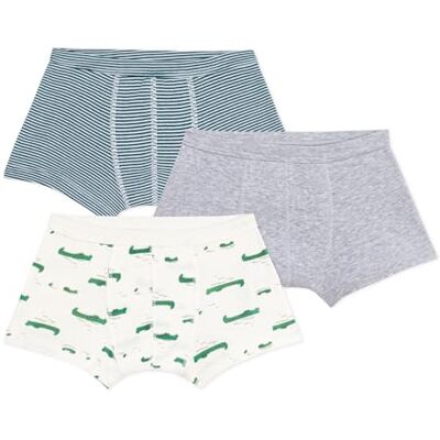 Petit Bateau Boxershorts för barn i bomull med tryckt samlarbälte Petit Bateau Boxershorts för barn i bomull med tryckt samlarbälte