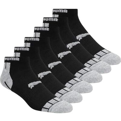 PUMA Men's 6 Pack Low Cut Socks PUMA Men's 6 Pack Low Cut Socks