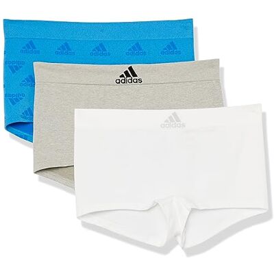 adidas Damtrosor för pojkar, Pulse blå jacq/Heather grå/vit, S adidas Damtrosor för pojkar, Pulse blå jacq/Heather grå/vit, S