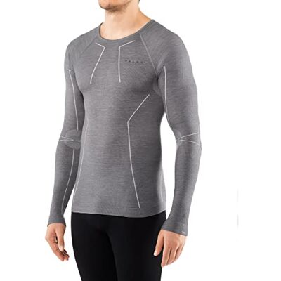 FALKE , herr, ull, tech rund hals, funktionell skjorta, långärmad skjorta, kall till mycket kall temperatur, funktionella underkläder, varm, andas, klimatreglerande, lukthämmande ull, funktionellt FALKE , herr, ull, tech rund hals, funktionell skjorta, långärmad skjorta, kall till mycket kall temperatur, funktionella underkläder, varm, andas, klimatreglerande, lukthämmande ull, funktionellt