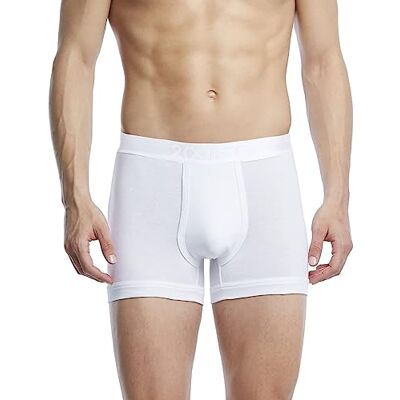 2(X)IST 2(x) ist Herr Pima Cotton Boxer Brief Retroshorts, Vit, S 2(X)IST 2(x) ist Herr Pima Cotton Boxer Brief Retroshorts, Vit, S