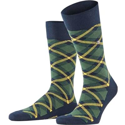 Burlington herrstrumpor Tartan M SO bomull mönstrad 1 par, blå (marin 6120), 40–46, Blå (Marine 6120), 40-46 EU Burlington herrstrumpor Tartan M SO bomull mönstrad 1 par, blå (marin 6120), 40–46, Blå (Marine 6120), 40-46 EU