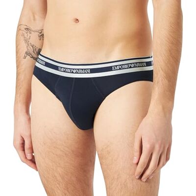 Giorgio Armani mäns stretch bomull glänsande logotypband trosa, marin, S, Marin, S Giorgio Armani mäns stretch bomull glänsande logotypband trosa, marin, S, Marin, S