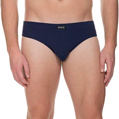 bruno banani Briefs för män, Marinblå rutig (542)., L bruno banani Briefs för män, Marinblå rutig (542)., L