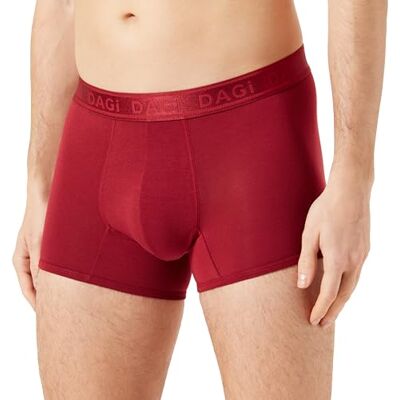 Dagi Bordeaux stickad smal passform normal midja mikro modal kort benboxer, bordeaux, S, Bordeaux, S Dagi Bordeaux stickad smal passform normal midja mikro modal kort benboxer, bordeaux, S, Bordeaux, S