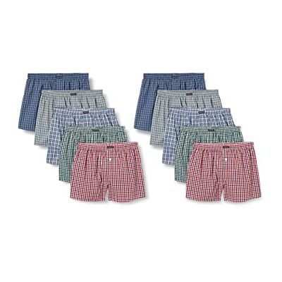 Lower East Amerikanska boxershorts, Herr, Classic Karriert (10er Pack), M Lower East Amerikanska boxershorts, Herr, Classic Karriert (10er Pack), M