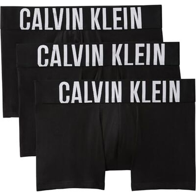 Calvin 3Pk Trunks för män, Black/Black/Black, M Calvin 3Pk Trunks för män, Black/Black/Black, M