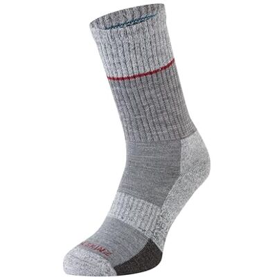 SealSkinz Thurton Solo Quickdry Höga Strumpor, Grå/Vit/Röd, M SealSkinz Thurton Solo Quickdry Höga Strumpor, Grå/Vit/Röd, M