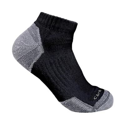 Carhartt Herr medelvikt bomullsblandning strumpa 3-pack, svart, Large Carhartt Herr medelvikt bomullsblandning strumpa 3-pack, svart, Large