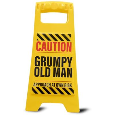Boxer Gifts Caution Grumpy Old Man nyhet varningsskylt – gammal ålder skämt gåva för män och farfar – rolig pappa present på fars dag Boxer Gifts Caution Grumpy Old Man nyhet varningsskylt – gammal ålder skämt gåva för män och farfar – rolig pappa present på fars dag