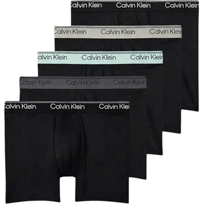 Calvin boxershorts för män 5-pack LV00NB4413 boxershorts kalsong, SVART (svart kroppar med svart/ljus gjutning/fe), L Calvin boxershorts för män 5-pack LV00NB4413 boxershorts kalsong, SVART (svart kroppar med svart/ljus gjutning/fe), L
