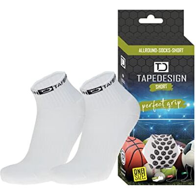 Tapedesign allround korta strumpor vit, en storlek Tapedesign allround korta strumpor vit, en storlek