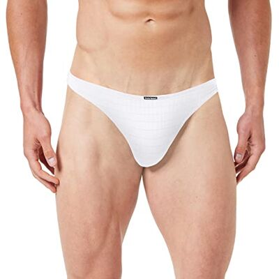bruno banani Tangas för män, Vit (Weiß Karo 1612), XXL bruno banani Tangas för män, Vit (Weiß Karo 1612), XXL