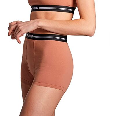 PUMA Damshorts 2-pack boxershorts, mockakläder, M (2-pack) PUMA Damshorts 2-pack boxershorts, mockakläder, M (2-pack)