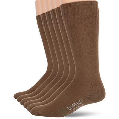 Jefferies Socks herr Jefferies mäns militära rib top combat crew boots strumpor 6-pack militär ribba topp militärkängor strumpor 6-pack (6-pack), Coyote Brun, Sock: 9-11/Shoe: 5-8 Jefferies Socks herr Jefferies mäns militära rib top combat crew boots strumpor 6-pack militär ribba topp militärkängor strumpor 6-pack (6-pack), Coyote Brun, Sock: 9-11/Shoe: 5-8