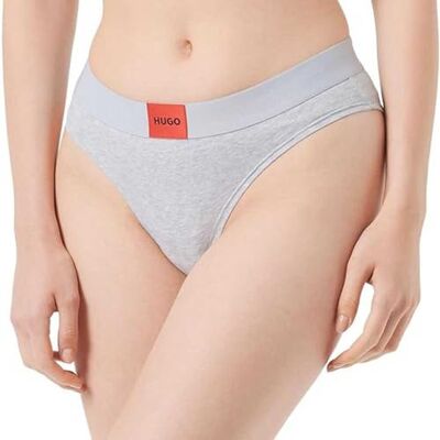 HUGO BOSS Damer röd etikett bokstav, Medium Grey33, M HUGO BOSS Damer röd etikett bokstav, Medium Grey33, M