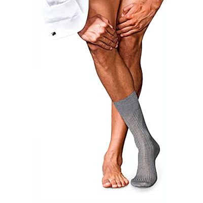 FALKE Men No. 10 Pure Fil D´écosse M So, Grå (Ljusgrå Melange 3390), 42.5-44 EU FALKE Men No. 10 Pure Fil D´écosse M So, Grå (Ljusgrå Melange 3390), 42.5-44 EU