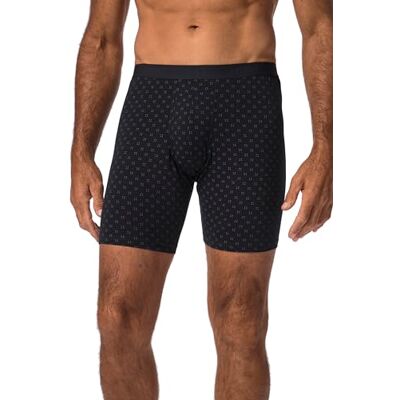 JP 1880 herr långbyxor med flexibel midja, AOP boxershorts, svart, XL JP 1880 herr långbyxor med flexibel midja, AOP boxershorts, svart, XL