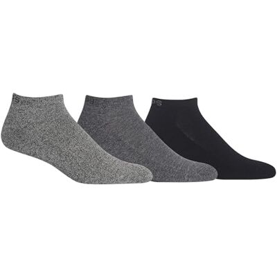 Chaps Men's Assorted Marl Low Cut Casual Socks (3 Pack), Black, Shoe 6-12/Sock Size 10-13 Chaps Men's Assorted Marl Low Cut Casual Socks (3 Pack), Black, Shoe 6-12/Sock Size 10-13