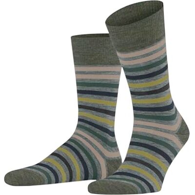 FALKE herrstrumpor Tinted Stripe M så ull bomull mönstrad 1 par, blå rökblå 633, 39-42, Blå rökblå 6333, 39-42 EU FALKE herrstrumpor Tinted Stripe M så ull bomull mönstrad 1 par, blå rökblå 633, 39-42, Blå rökblå 6333, 39-42 EU