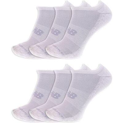 New Balance No Show 6 par, Vit (6 par), M New Balance No Show 6 par, Vit (6 par), M