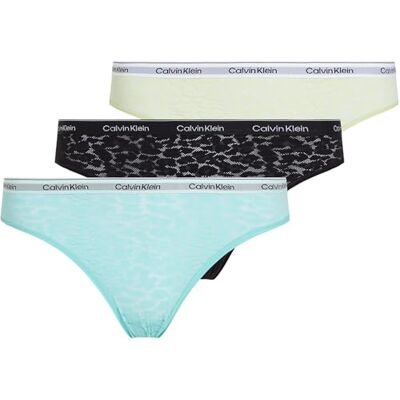 Calvin dam brasilianska 3-pack, multi, 3XL, Multi (svart/Highline Green/Beau Blå/), 3XL Calvin dam brasilianska 3-pack, multi, 3XL, Multi (svart/Highline Green/Beau Blå/), 3XL