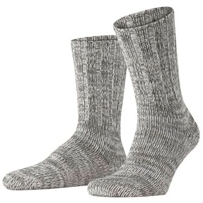 FALKE Herrstrumpor Brooklyn M SO bomull enfärgad 1 par, grå (silver 3203), 47–50, Grå (Silver 3203), 47-50 EU FALKE Herrstrumpor Brooklyn M SO bomull enfärgad 1 par, grå (silver 3203), 47–50, Grå (Silver 3203), 47-50 EU