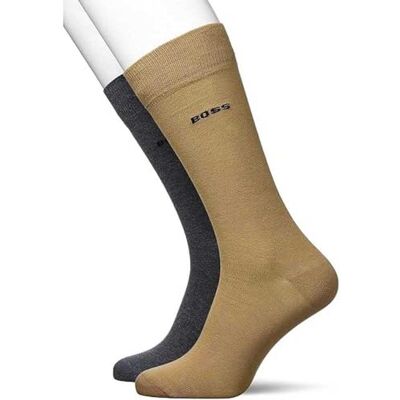 Boss Män 2P RS Uni Colors CC Regular Socks, Medium Beige, 40–46, Medium beige, 46 EU Boss Män 2P RS Uni Colors CC Regular Socks, Medium Beige, 40–46, Medium beige, 46 EU