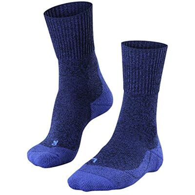 FALKE herr Vandringsstrumpor TK1 Adventure Wool M So ull funktionsmaterial tjock anti-blåsor 1 par, Blå Yve 6714, 39-41 FALKE herr Vandringsstrumpor TK1 Adventure Wool M So ull funktionsmaterial tjock anti-blåsor 1 par, Blå Yve 6714, 39-41
