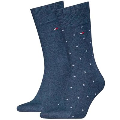 Tommy Hilfiger 8719965009202 TH MEN SOCK 2P DOT, jeans, 39-42 EU Tommy Hilfiger 8719965009202 TH MEN SOCK 2P DOT, jeans, 39-42 EU